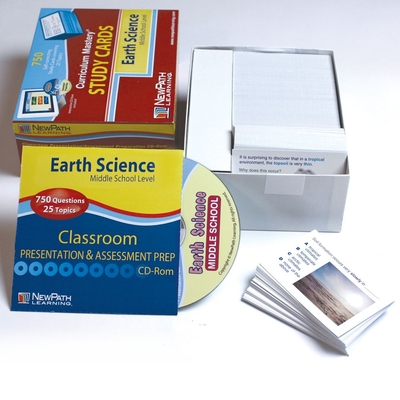Life Science Study Cards and Interactive CD-ROM Set