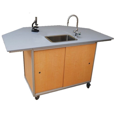 Mobile Science Lab Workstation, White