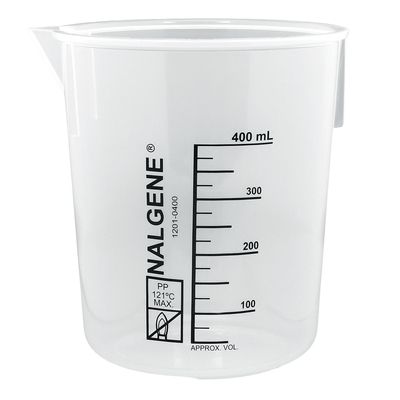 Nalgene Griffin Beaker, Low Form, Polypropylene, 400 mL