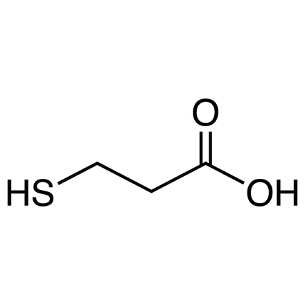 3-Mercaptopropionic Acid, CAS RN: 107-96-0, Product Number: M0061