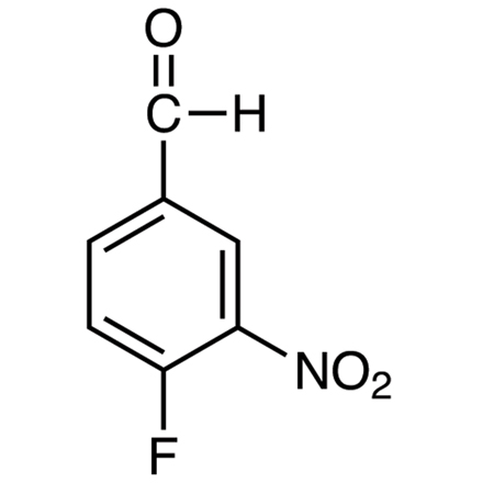 4-Fluoro-3-nitrobenzaldehyde, CAS RN: 42564-51-2, Product Number: F0956