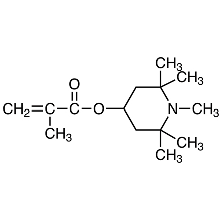 1,2,2,6,6-Pentamethyl-4-piperidyl Methacrylate (stabilized with MEHQ), CAS RN: 68548-08-3, Product Number: P1513