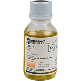 1000 ppm Osmium for ICP in HCl