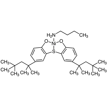 (Butylamine)[2,2'-thiobis(4-tert-octylphenolato)]nickel(II), CAS RN: 14516-71-3, Product Number: T3635