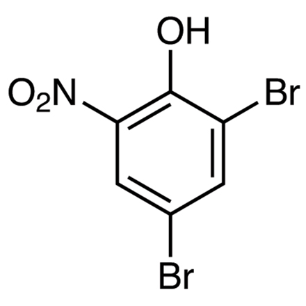 2,4-Dibromo-6-nitrophenol, CAS RN: 15969-09-2, Product Number: D5323