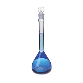 DWK Life Sciences KIMAX® Class B Volumetric Flasks with Standard Taper Pennyhead Glass Stoppers