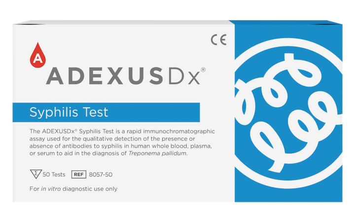 ADEXUSDx® Syphilis Assay Box of 50 