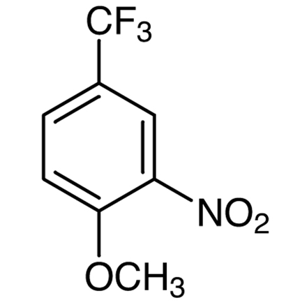 4-Methoxy-3-nitrobenzotrifluoride, CAS RN: 394-25-2, Product Number: T1042