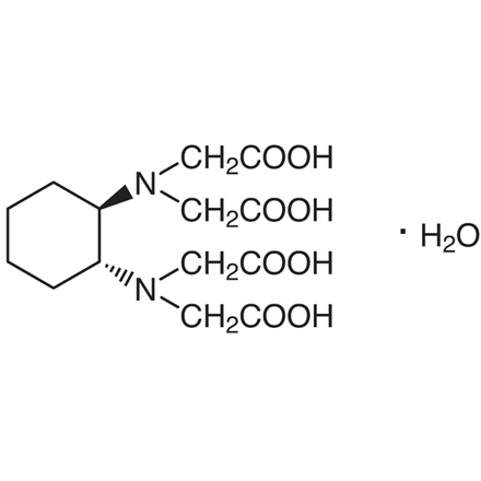trans-1,2-Cyclohexanediaminetetraacetic Acid Monohydrate, CAS RN: 125572-95-4, Product Number: C0473