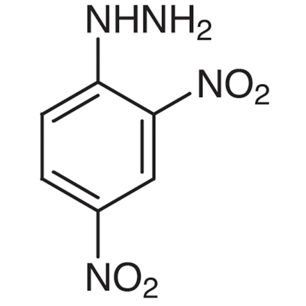 2,4-Dinitrophenylhydrazine (contains HCl) Ethanol Solution [for TLC Stain], CAS RN: 119-26-6, Product Number: D2968