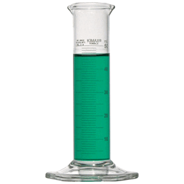 DWK Life Sciences Class B Cylinders with Single Metric Scale, Low Form