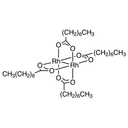Rhodium(II) Octanoate Dimer, CAS RN: 73482-96-9, Product Number: R0161