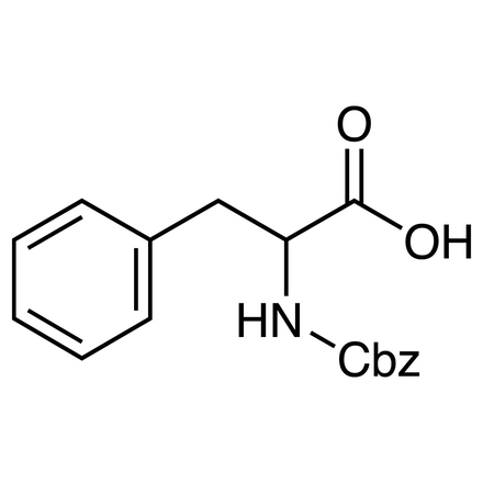 N-Carbobenzoxy-DL-phenylalanine, CAS RN: 3588-57-6, Product Number: C0643