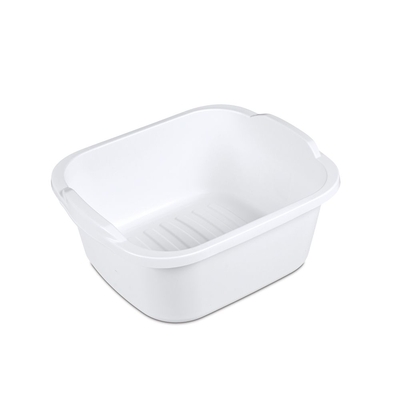 Dishpan, Plastic, White, 12 qt