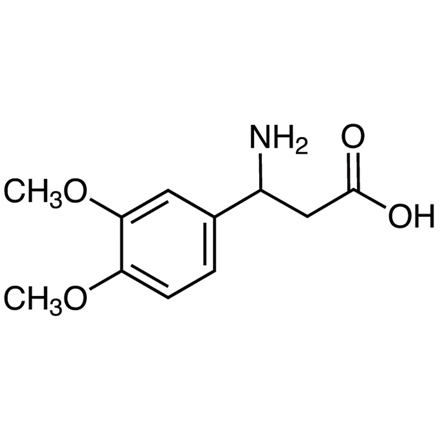 3-Amino-3-(3,4-dimethoxyphenyl)propionic Acid, CAS RN: 34841-09-3, Product Number: A2536