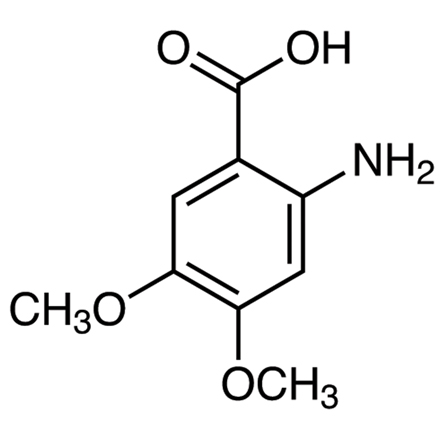 2-Amino-4,5-dimethoxybenzoic Acid, CAS RN: 5653-40-7, Product Number: D2013