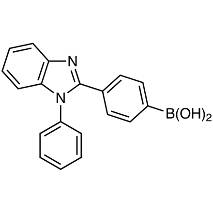 4-(1-Phenyl-1H-benzimidazol-2-yl)phenylboronic Acid (contains varying amounts of Anhydride), CAS RN: 952514-79-3, Product Number: P2158