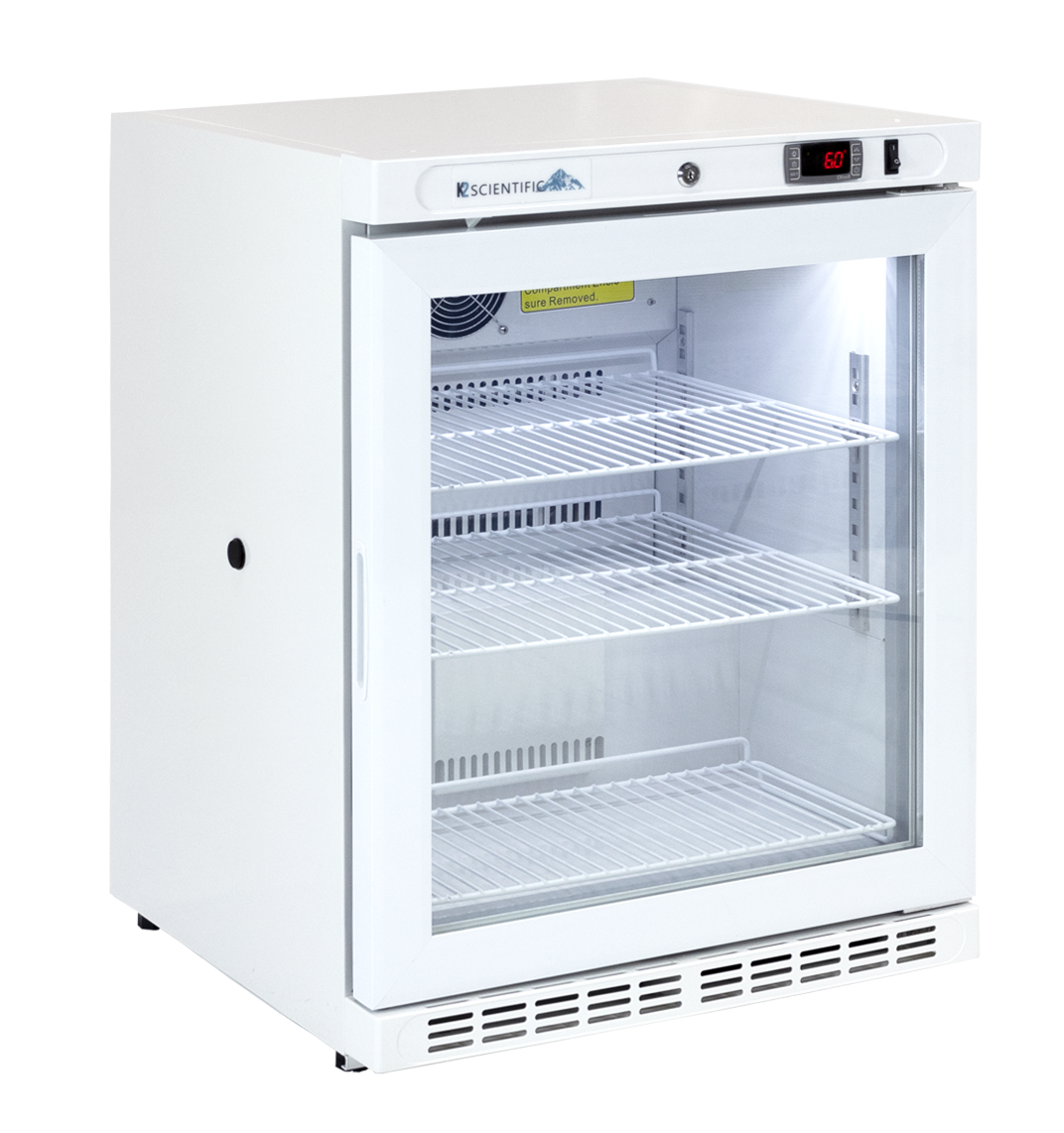 4 Cu. Ft. Undercounter Built-in Or Freestanding Glass Door Refrigerator
