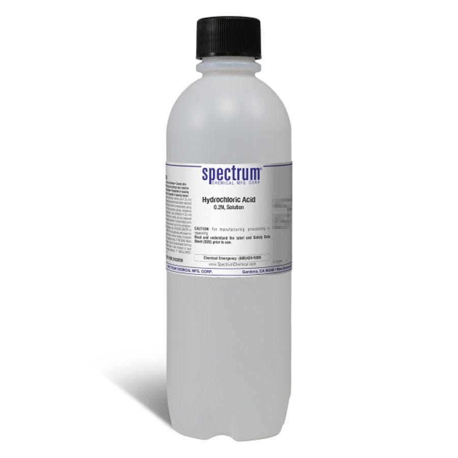 Hydrochloric Acid, 0.2N, Solution