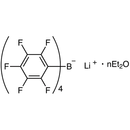 Lithium Tetrakis(pentafluorophenyl)borate - Ethyl Ether Complex, CAS RN: 155543-02-5, Product Number: L0158