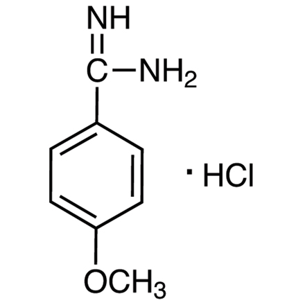 4-Methoxybenzamidine Hydrochloride, CAS RN: 51721-68-7, Product Number: M2612