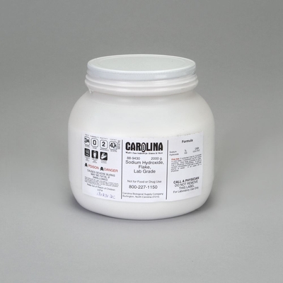 Sodium Hydroxide, Flake, Laboratory Grade, 2 kg