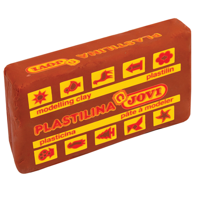 Non-Hardening Plastilina Clay, Terra-Cotta, 50 g