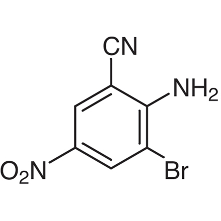 2-Amino-3-bromo-5-nitrobenzonitrile, CAS RN: 17601-94-4, Product Number: A1553
