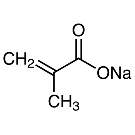Sodium Methacrylate (stabilized with MEHQ), CAS RN: 5536-61-8, Product Number: S0987