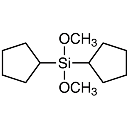 Dicyclopentyl(dimethoxy)silane, CAS RN: 126990-35-0, Product Number: D4396