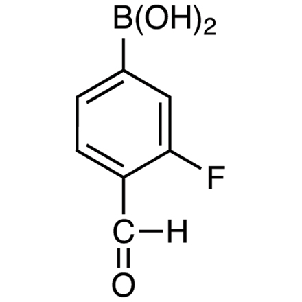 3-Fluoro-4-formylphenylboronic Acid (contains varying amounts of Anhydride), CAS RN: 248270-25-9, Product Number: F1051