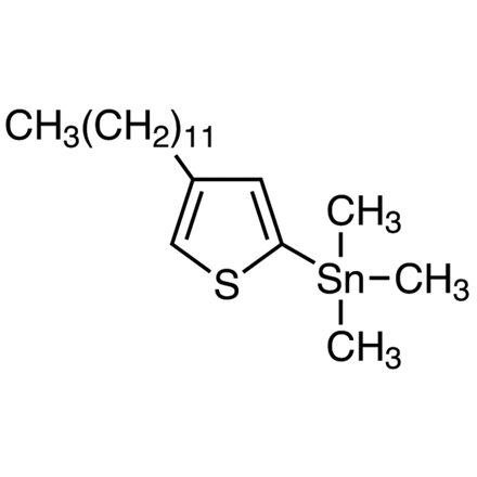 (4-Dodecyl-2-thienyl)trimethylstannane, CAS RN: 211181-63-4, Product Number: D5544