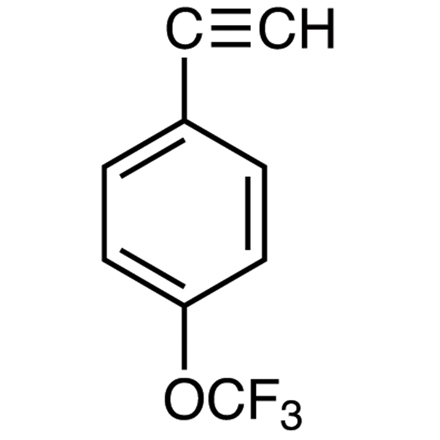 1-Ethynyl-4-(trifluoromethoxy)benzene, CAS RN: 160542-02-9, Product Number: E1170