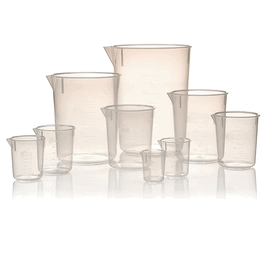 Thermo Scientific™ Nalgene™ Economy Polypropylene Griffin Low-Form Plastic Beakers - Nalgene Economy Griffin Beaker, Low-Form, PPCO, 50 mL - 12 ea