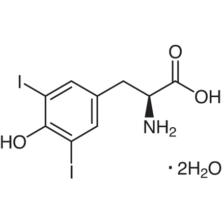 3,5-Diiodo-L-tyrosine Dihydrate, CAS RN: 18835-59-1, Product Number: D0612
