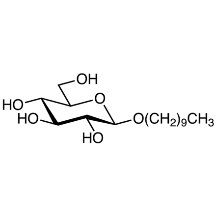 Decyl β-D-glucopyranoside [for Biochemical Research], CAS RN: 58846-77-8, Product Number: D5680