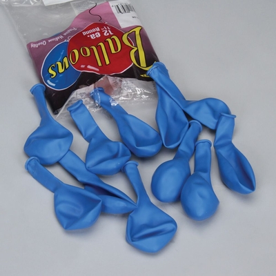 Balloon, Round, Blue, 11 in, Pack of 12