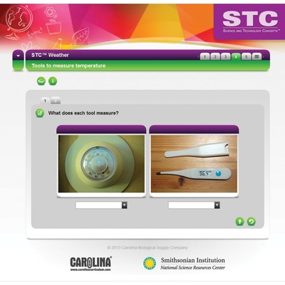STC™ Weather Interactive Whiteboard Activity