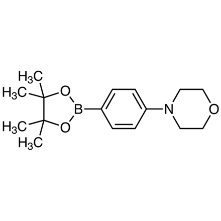 4-[4-(4,4,5,5-Tetramethyl-1,3,2-dioxaborolan-2-yl)phenyl]morpholine, CAS RN: 568577-88-8, Product Number: T3705