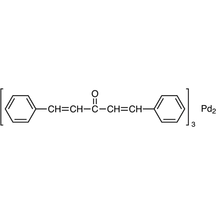 Tris(dibenzylideneacetone)dipalladium(0), CAS RN: 51364-51-3, Product Number: T2184