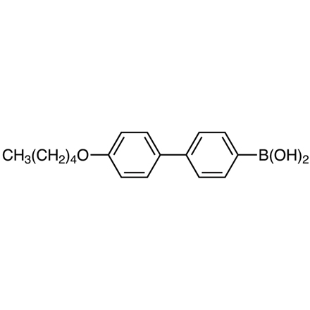4'-Pentyloxybiphenyl-4-boronic Acid (contains varying amounts of Anhydride), CAS RN: 158937-25-8, Product Number: P2365