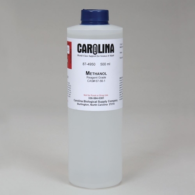 Methanol, Reagent Grade, 500 mL