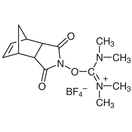 2-(5-Norbornene-2,3-dicarboximido)-1,1,3,3-tetramethyluronium Tetrafluoroborate [Coupling Reagent for Peptide], CAS RN: 125700-73-4, Product Number: N0634