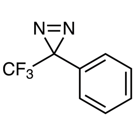3-Phenyl-3-(trifluoromethyl)-3H-diazirine, CAS RN: 73899-14-6, Product Number: P1963