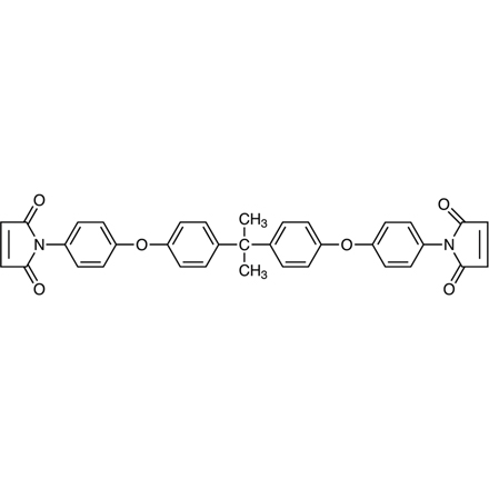 2,2-Bis[4-(4-maleimidophenoxy)phenyl]propane, CAS RN: 79922-55-7, Product Number: B4807