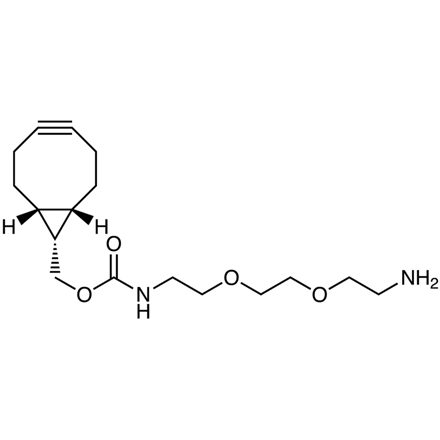 N-(1R,8S,9s)-Bicyclo[6.1.0]non-4-yn-9-ylmethyloxycarbonyl-1,8-diamino-3,6-dioxaoctane, CAS RN: 1263166-93-3, Product Number: B4062