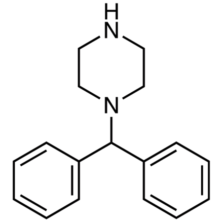 1-Benzhydrylpiperazine, CAS RN: 841-77-0, Product Number: B3760